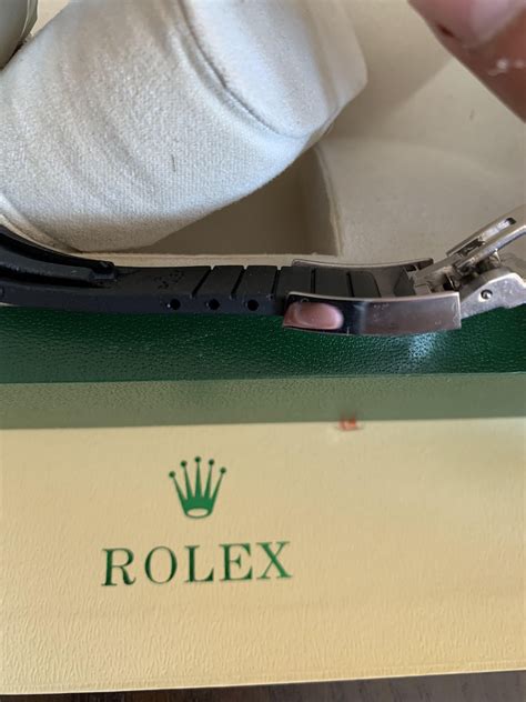 rolex oysterflex strap adjustment.